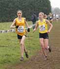 Rosie Smith (North East) during the McCain World Cross Country Trials and Inter Counties.
